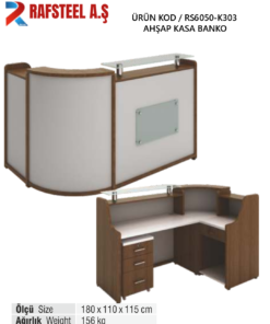 TEKSTİL BUJİTERİ MAĞAZA / RAFSTEEL RS6001-KLR303 Ahşap Kasa Banko