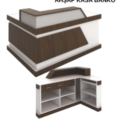 TEKSTİL BUJİTERİ MAĞAZA / RAFSTEEL RS5200KLR306 Ahşap Kasa Banko