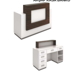 TEKSTİL BUJİTERİ MAĞAZA / RAFSTEEL RS5200KLR308 Ahşap Kasa Banko