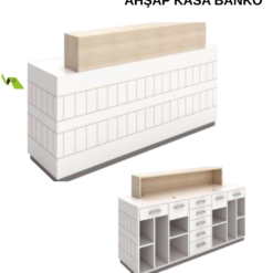 TEKSTİL BUJİTERİ MAĞAZA / RAFSTEEL RS5200KLR307 Ahşap Kasa Banko