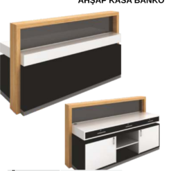 TEKSTİL BUJİTERİ MAĞAZA / RAFSTEEL RS5200KLR309 Ahşap Kasa Banko
