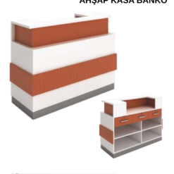 TEKSTİL BUJİTERİ MAĞAZA / RAFSTEEL RS5200KLR311 Ahşap Kasa Banko