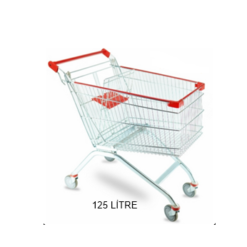 MARKET ARABASI BEBE SETLİ / RAFSTEEL RS879MA Market Arabası-125 Litre