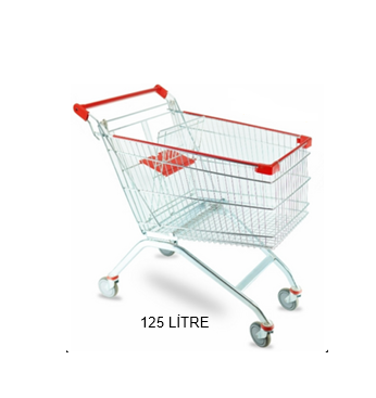 MARKET ARABASI BEBE SETLİ / RAFSTEEL RS879MA Market Arabası-125 Litre
