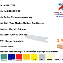 YAPI MARKET HIRDAVAT ÜNİTESİ PARÇASI  / Ara Destek RAFSTEEL  RS4850YM08