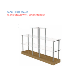 TEKSTİL BUJİTERİ MAĞAZA / RAFSTEEL  RS6000CV14 Cam Bazalı Stand