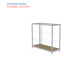 TEKSTİL BUJİTERİ MAĞAZA / RAFSTEEL RS7001D28921 TURNING SHOWCASE - Cam Motorlu Vitrin  40x40