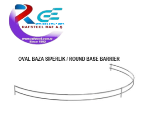 MARKET ÜNİTE / RAFSTEEL RS4525D129 Oval Baza Siperlik