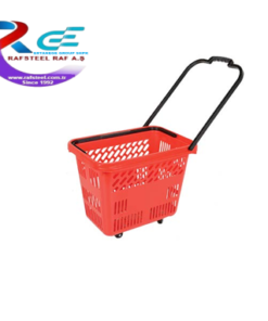 MARKET SEPETİ / RAFSTEEL RS4509D402 PLASTIC TROLLEY WITH WHEELS - Tekerlekli Sepet