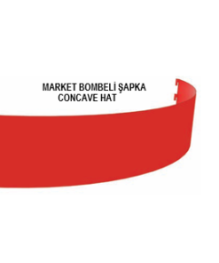 MARKET ÜNİTE / RAFSTEEL RS4521D124 CONCAVE HAT - Bombeli Şapka