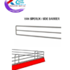 MARKET ÜNİTE / RAFSTEEL RS4515D127 SİDE BARRIER - Yan Siperlik Parçası