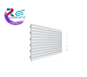 Yapı Market Hırdavat Ünitesi / RAFSTEEL RS5001D508 PERFORATED PANEL - Delikli Arka Pano