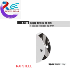 RAF PARÇASI AKSESUARI / RAFSTEEL RS8000A108 Ahşap Tutucu 18mm