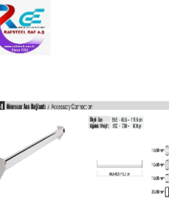 TEKSTİL BUJİTERİ MAĞAZA / RAFSTEEL RS12031-AB1 Aksesuar Ara Bağlantı-ACCESSORY CONNECTİON