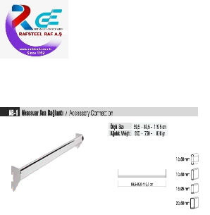 TEKSTİL BUJİTERİ MAĞAZA / RAFSTEEL RS12031-AB1 Aksesuar Ara Bağlantı-ACCESSORY CONNECTİON 3 TEKSTİL BUJİTERİ MAĞAZA / RAFSTEEL RS12031-AB1 Aksesuar Ara Bağlantı-ACCESSORY CONNECTİON