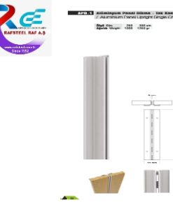 TEKSTİL BUJİTERİ MAĞAZA PARÇASI / RAFSTEEL RS12022AP1 Tek Kanal Alüminyum Panel Dikme