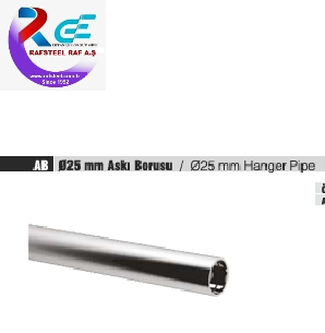 TEKSTİL BUJİTERİ MAĞAZA PARÇASI / RAFSTEEL RS8061AB01 Askı Borusu-HANGER PİPE Q25mm 3 TEKSTİL BUJİTERİ MAĞAZA PARÇASI / RAFSTEEL RS8061AB01 Askı Borusu-HANGER PİPE Q25mm