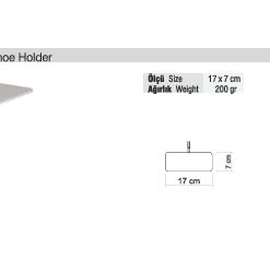 RAF PARÇASI AKSESUARI / RAFSTEEL RS8000A2/101 Ayakkabılık Askı