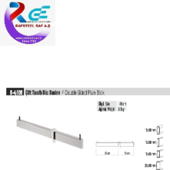 RAF PARÇASI AKSESUARI / RAFSTEEL RS8000B4/109  Çift Taraflı Düz Baston