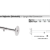 DIKME DUVAR BAGLANTISI TELESKOBIK UPRIGHT WALL CONNECTION RS900A102