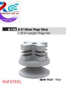 TEKSTİL BUJİTERİ MAĞAZA PARÇASI / RAFSTEEL RS8042-A118 UPRIGHT PINGO SET / Dikme Pingo Takımı-Q57