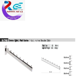 RAF PARÇASI AKSESUARI / RAFSTEEL RS8000B7103 Eğimli Duvar Pimli Baston