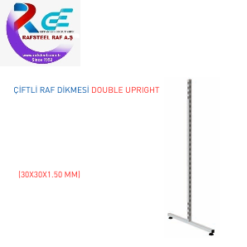 RAF PARÇASI AKSESUARI/ RAFSTEEL RS8000D008 Çiftli Raf Dikmesi