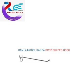Tekstil Bujiteri Mağaza Dekorasyon Parçası / RAFSTEEL RS8026D039 Damla Model Kanca 3 Tekstil Bujiteri Mağaza Dekorasyon Parçası / RAFSTEEL RS8026D039 Damla Model Kanca