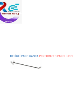 Tekstil Bujiteri Mağaza Dekorasyon Parçası  / RAFSTEEL RS8025D038 Delikli Pano Kanca