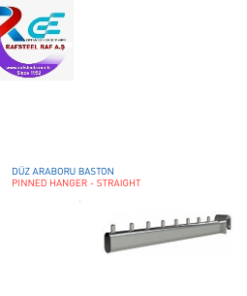 Tekstil Bujiteri Mağaza Dekorasyon Parçası  / RAFSTEEL RS8022-D021 Düz Ara boru Baston