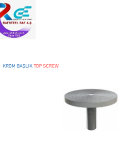 TEKSTİL BUJİTERİ MAĞAZA Parçası / RAFSTEEL RS12013D033 Krom Başlık