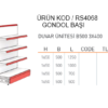 GONDOL BASI UNITESI RS4068