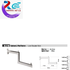 RAF PARÇASI AKSESUARI  / RAFSTEEL RS8000B2/105 Beyaz Kademeli Pimli Baston