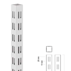 RAF PARÇASI AKSESUARI / RAFSTEEL  RS8000KDD106 Kare Delikli Dikme 1 30x30