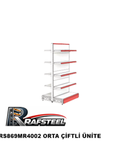Orta Çiftli Ünite Raf Sistemi RAFSTEEL RS4000MR4002