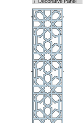 Tekstil Bujiteri Mağaza Dekorasyon  / RAFSTEEL RS8000CNC1 DECORATİVE PANEL Sac Panel Sistemi