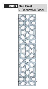 Tekstil Bujiteri Mağaza Dekorasyon  / RAFSTEEL RS12001-CNC1 DECORATİVE PANEL Sac Panel Sistemi