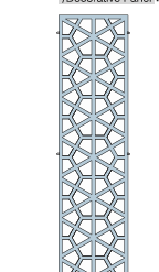 Tekstil Bujiteri Mağaza Dekorasyon  / RAFSTEEL RS8000CNC3 DECORATİVE PANEL Sac Panel Sistemi
