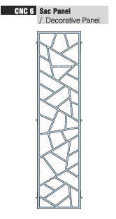 Tekstil Bujiteri Mağaza Dekorasyon  / RAFSTEEL  RS12006-CNC6 DECORATİVE PANEL Sac Panel Sistemi