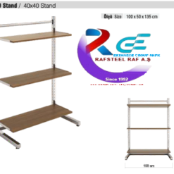 TEKSTİL BUJİTERİ MAĞAZA / RAFSTEEL RS6000KLR164 Stand 40x40