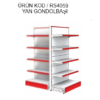 Market Gondol Başı Raf Sistemi. RAFSTEEL RS4241-2250B400 Side Gondola