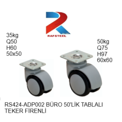 TEKERLEK TABLALI RS424-ADP003