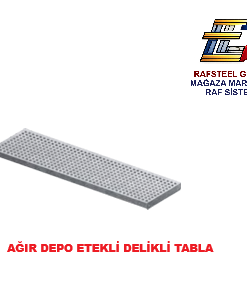 AĞIR DEPOLAMA ÜNİTESİ ETEKLİ DELİKLİ TABLA 2,00mm RAFSTEEL RS869HR12