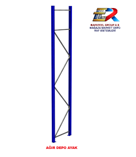 AĞIR DEPOLAMA ÜNİTESİ DİKEY AYAK 100X80X2,00 mm RAFSTEEL RS869HR105 3 AĞIR DEPOLAMA ÜNİTESİ DİKEY AYAK 100X80X2,00 mm RAFSTEEL RS869HR105