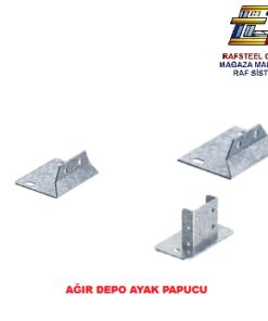 AĞIR DEPOLAMA ÜNİTESİ DİKEY AYAK TABAN PAPUCU  RAFSTEEL RS869HR2