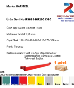 AĞIR DEPOLAMA ÜNİTESİ SUNTA EMNİYET PROFİLİ RS869-HR2001380