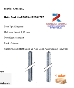 AĞIR DEPOLAMA ÜNİTESİ DİAGONAL  RS869-HR2001787