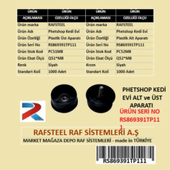 PLASTİK PETSHOP KEDİ EVİ APARATI RS869391TP111