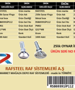 PİNGO 25lik OYNAR İNOX RS869391İP112