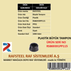 PLASTİK BÜYÜK TAMPON RS869391PP115